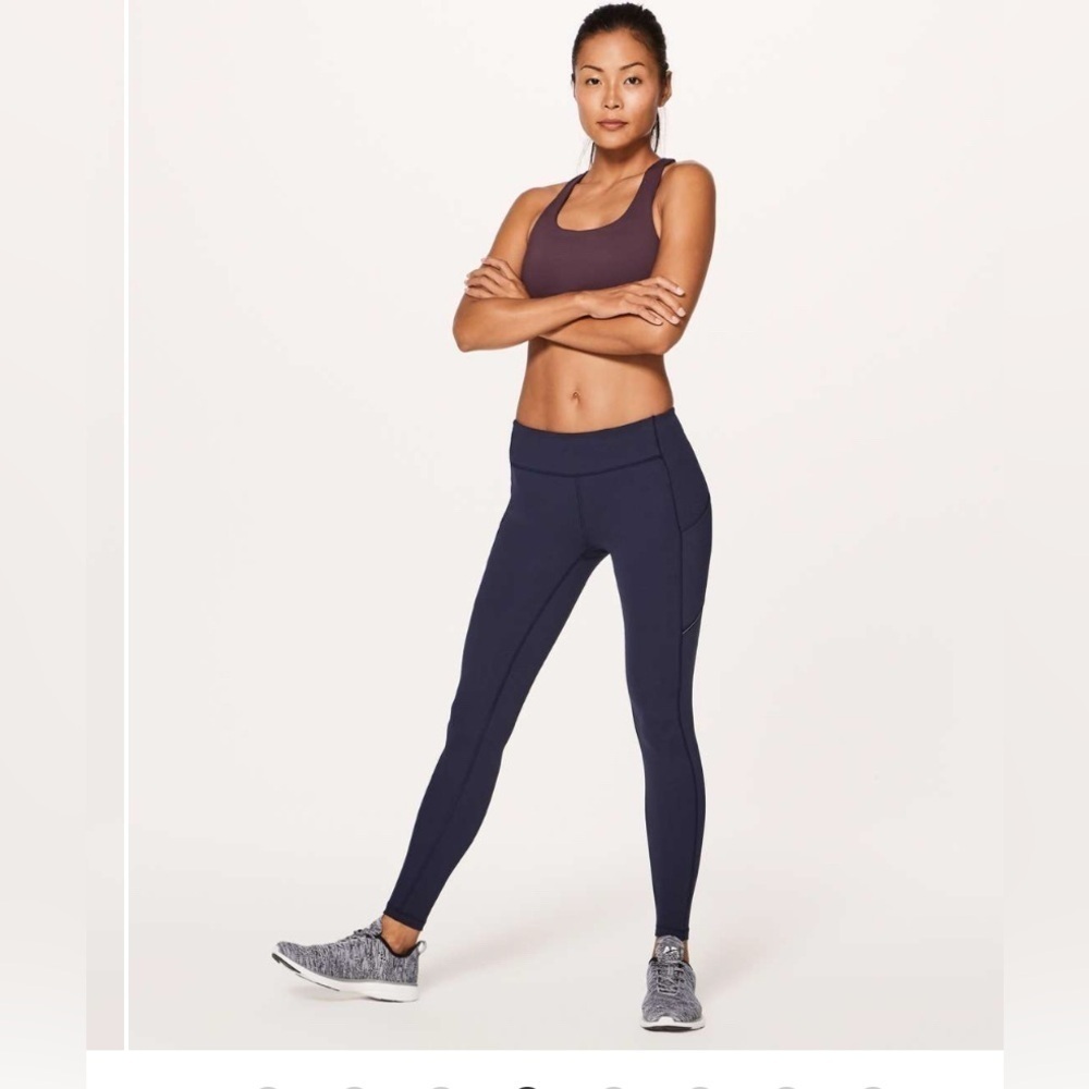 Lululemon Women’s Athlesuire Navy Speed Up Tight Full On Luxtreme 28”
